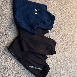 Under Armour Kids' Navy and Black Joggers